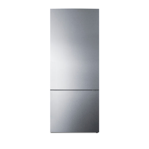Summit 28" Wide Bottom Freezer Refrigerator (FFBF279SSX)