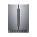 Summit 24" Wide Built-In Refrigerator-Freezer (FFRF24SSCSS)