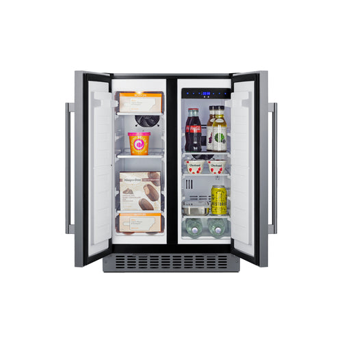Summit 24" Wide Built-In Refrigerator-Freezer (FFRF24SSCSS) view 6