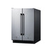 Summit 24" Wide Built-In Refrigerator-Freezer (FFRF24SS) view 3
