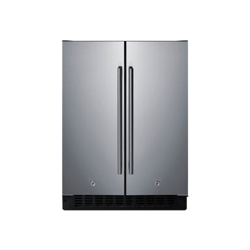 Summit 24" Wide Built-In Refrigerator-Freezer (FFRF24SS)