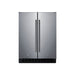 Summit 24" Wide Built-In Refrigerator-Freezer (FFRF24SS)