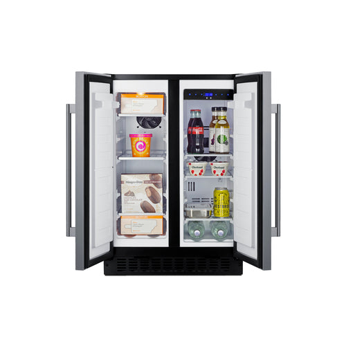 Summit 24" Wide Built-In Refrigerator-Freezer (FFRF24SS) view 6