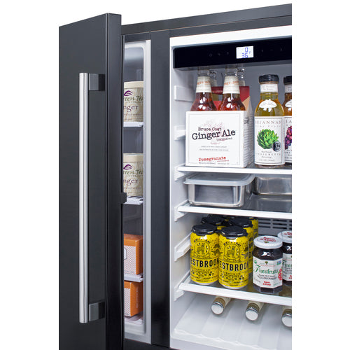 Summit 30" Wide Built-In Refrigerator-Freezer (FFRF3070BL) view 4
