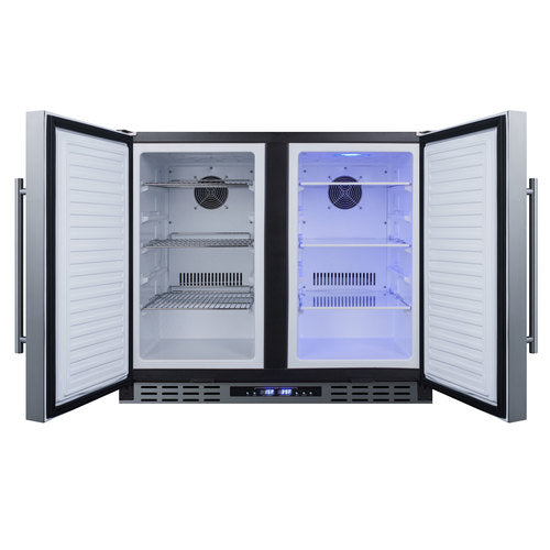 Summit 36" Wide Built-In Refrigerator-Freezer, ADA Compliant (FFRF36ADA) view 3