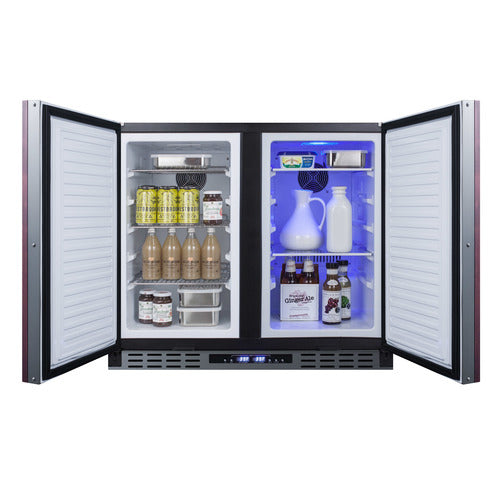 Summit 36" Wide Built-In Refrigerator-Freezer, ADA Compliant (Panels Not Included) (FFRF36IFADA) view 4