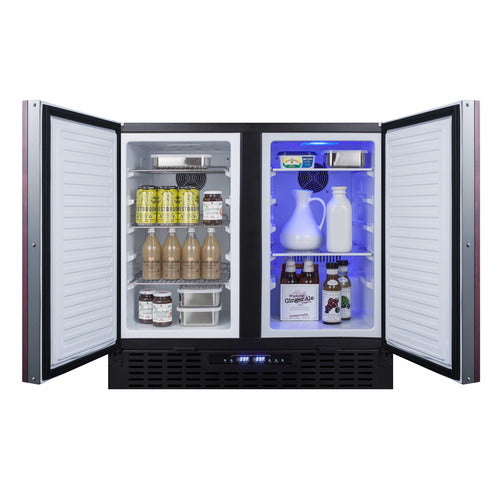 Summit 36" Wide Built-In Refrigerator-Freezer (Panels Not Included) (FFRF36IF) view 4