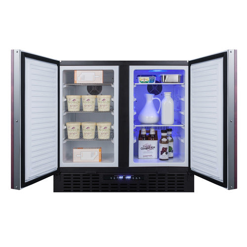 Summit 36" Wide Built-In Refrigerator-Freezer (Panels Not Included) (FFRF36IF) view 5