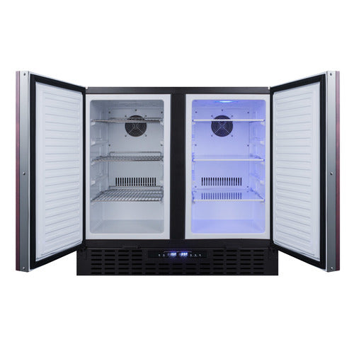 Summit 36" Wide Built-In Refrigerator-Freezer (Panels Not Included) (FFRF36IF) view 3