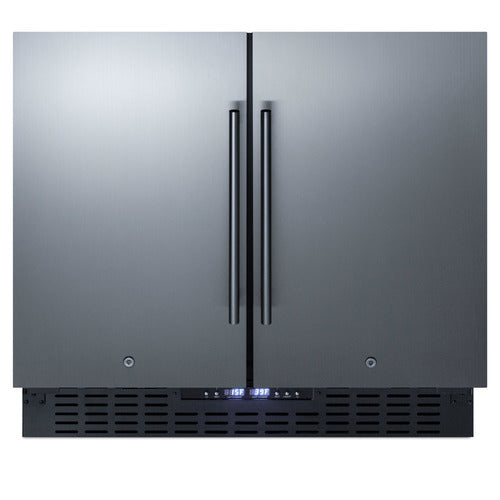 Summit 36" Wide Built-In Refrigerator-Freezer (FFRF36)