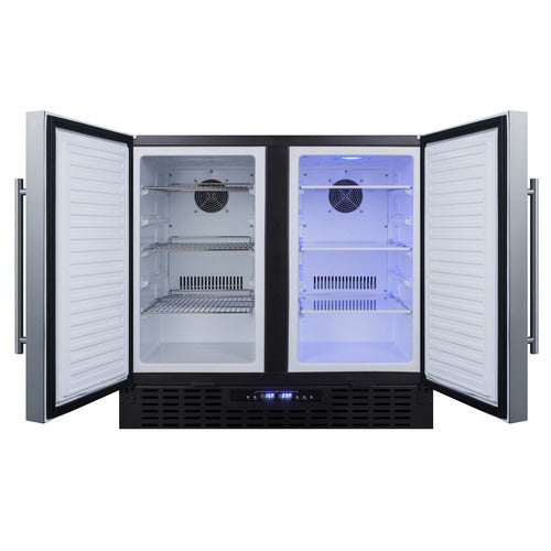 Summit 36" Wide Built-In Refrigerator-Freezer (FFRF36) view 2