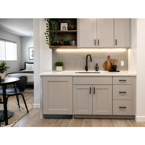 Summit 24" Wide Refrigerator-Freezer with Factory-Installed Icemaker (Panel Not Included) (FFRF5IMPNRLHD) view 2
