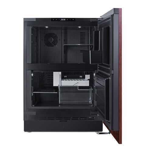 Summit 24" Wide Refrigerator-Freezer with Factory-Installed Icemaker (Panel Not Included) (FFRF5IMPNR) view 5