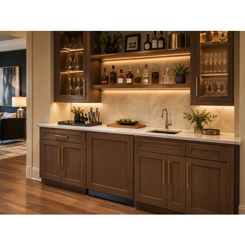 Summit 24" Wide Refrigerator-Freezer with Factory-Installed Icemaker (Panel Not Included) (FFRF5IMPNR) view 3