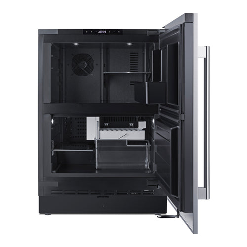 Summit 24" Wide Refrigerator-Freezer with Factory-Installed Icemaker (FFRF5IM) view 5