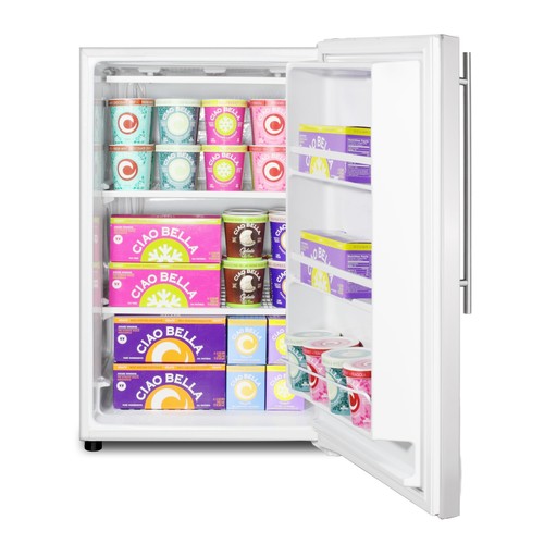 Summit 22" Wide All-Freezer (FS605SSVH) view 3