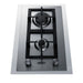 Summit 15" Wide 2-Burner Gas Cooktop In Stainless Steel (GCJ2SSTK15) view 6