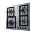Summit 24" Wide 4-Burner Propane Gas Cooktop In Stainless Steel (GCJ4SSLP) view 4