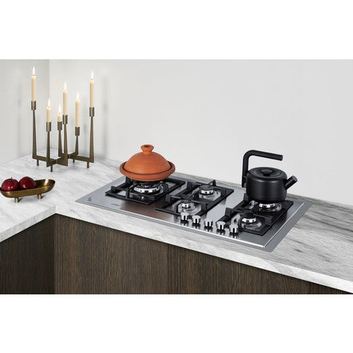 Summit 34" Wide 5-Burner Gas Cooktop In Stainless Steel (GCJ536SSTK) view 2