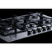 Summit 30" Wide 5-Burner Propane Gas Cooktop In Stainless Steel (GCJ5SSLP) view 6