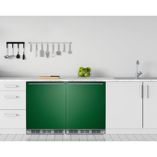 Summit 24" Wide All-Refrigerator, ADA Compliant (BAR611WHGADA) view 2