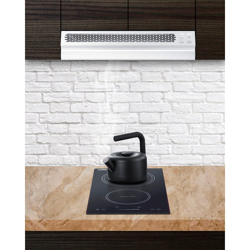 Summit 18" Under Cabinet Ductless Retractable Range Hood (HRTX18W) view 2