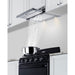 Summit 24" Under Cabinet Ductless Retractable Range Hood, ADA Compliant (HRTX24SSADA)