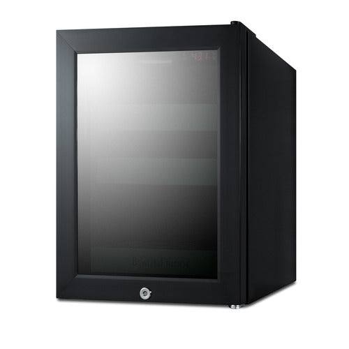 Summit BeautiFridge Cosmetics Cooler — Left Hand Door hinge (LX114LGT1LHD) view 3