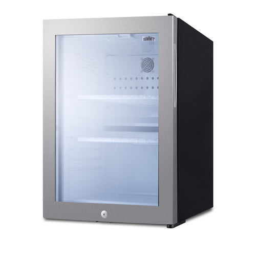 Summit 16" Wide Compact Minibar (MB27GLSSLHD) view 3