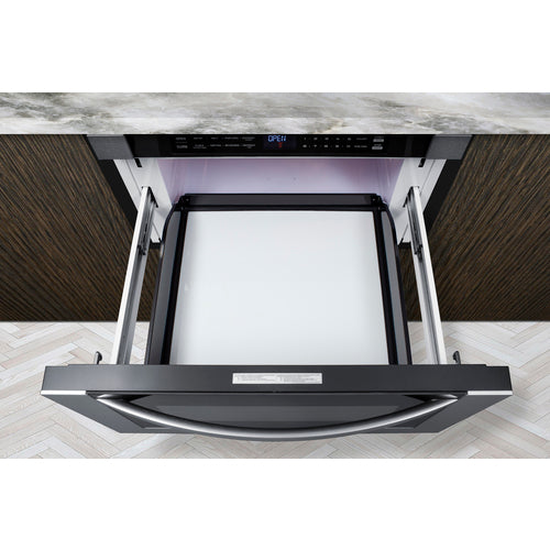 Summit 24" Wide Built-In Drawer Microwave (MDR245SS) view 4