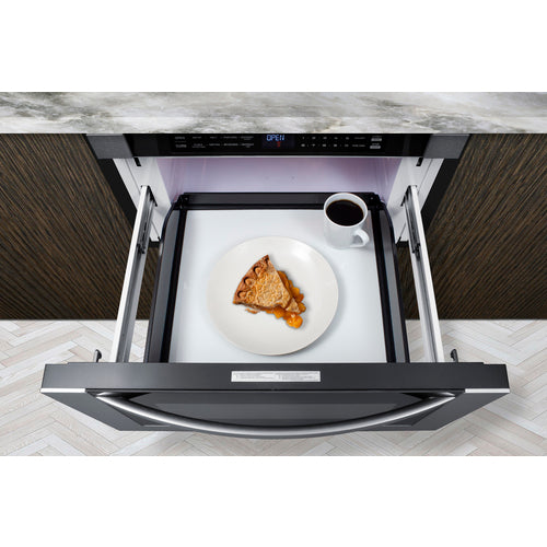 Summit 24" Wide Built-In Drawer Microwave (MDR245SS) view 5