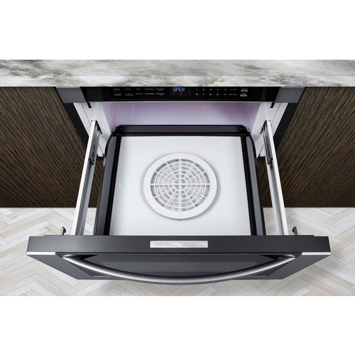 Summit 24" Wide Built-In Drawer Microwave (MDR245SS) view 6