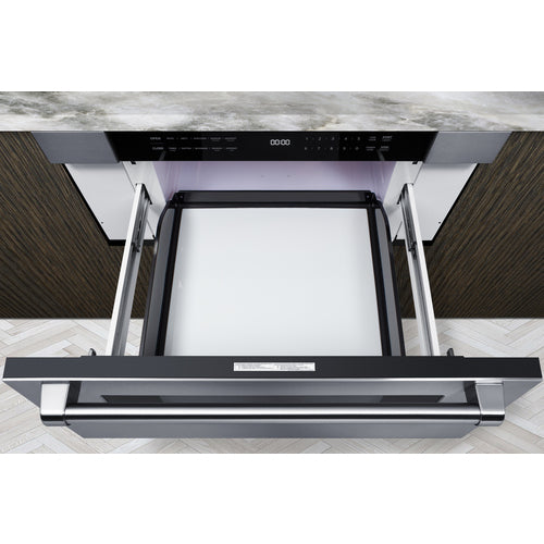 Summit 30" Wide Built-In Drawer Microwave (MDR30SS) view 4
