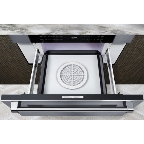 Summit 30" Wide Built-In Drawer Microwave (MDR30SS) view 6