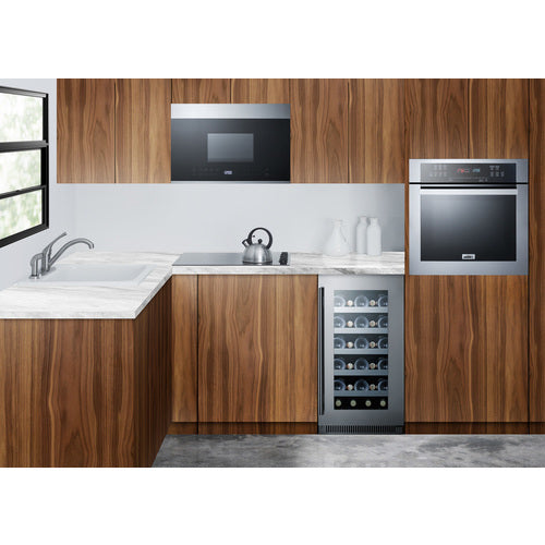 Summit 24" Wide Over-the-Range Microwave (MHOTR24SS) view 3