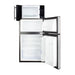 Summit Microwave/Refrigerator-Freezer Combination with Allocator — Left Hand Door hinge (MRF34BSSALHD) view 4