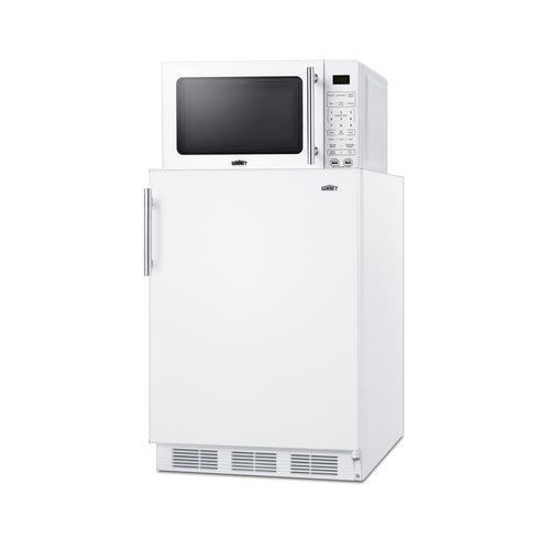 Summit Microwave/Refrigerator-Freezer Combination with Allocator (MRF661WA) view 4