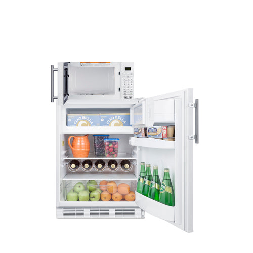Summit Microwave/Refrigerator-Freezer Combination with Allocator (MRF661WA) view 2