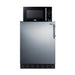 Summit Microwave/Refrigerator-Freezer Combination with Allocator (MRF66BK2SSALHD)