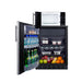 Summit Microwave/Refrigerator-Freezer Combination with Allocator (MRF66BK2SSALHD) view 4