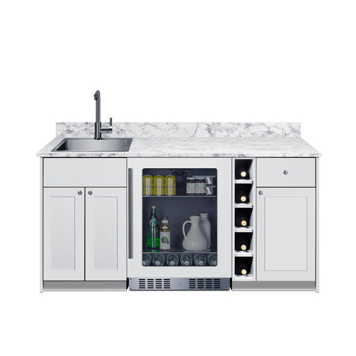 Summit Turnkey Oasis Wet Bar, ADA-Compliant (OASISWH33SINKL)