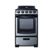 Summit 20" Wide Gas Range (PRO201SS) view 5