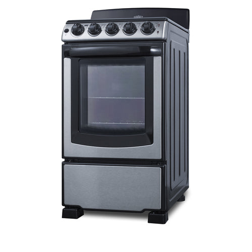 Summit 20" Wide Electric Coil Range (PROEL20SS) view 5