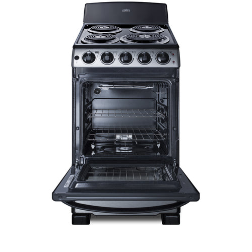 Summit 20" Wide Electric Coil Range (PROEL20SS) view 3