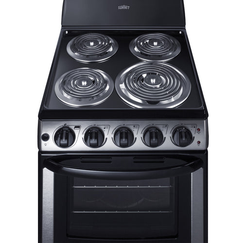 Summit 20" Wide Electric Coil Range (PROEL20SS) view 4