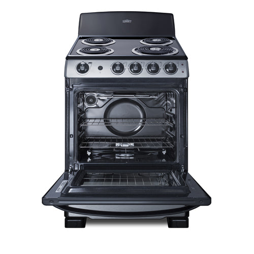 Summit 24" Wide Electric Coil Range (PROEL24SS) view 3