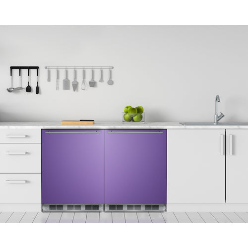 Summit 24" Wide Refrigerator-Freezer, ADA Compliant (BRF611WHPADA) view 2