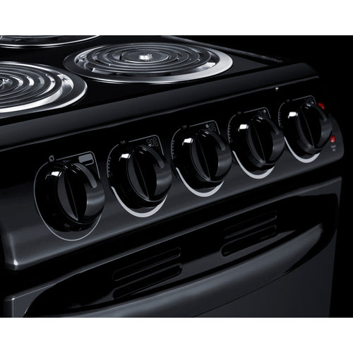 Summit 20" Wide Electric Coil Range (RE2031B) view 6