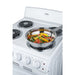 Summit 20" Wide Electric Coil Range (RE203W) view 4