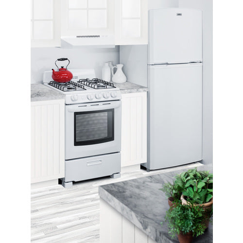 Summit 24" Wide Electric Coil Range (RE2411W)